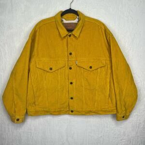 Levi's x The Simpsons Unisex Corduroy Trucker Jacket Large Rare